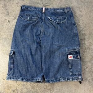 Vintage 90s JNCO Style Baggy Cargo Denim Shorts